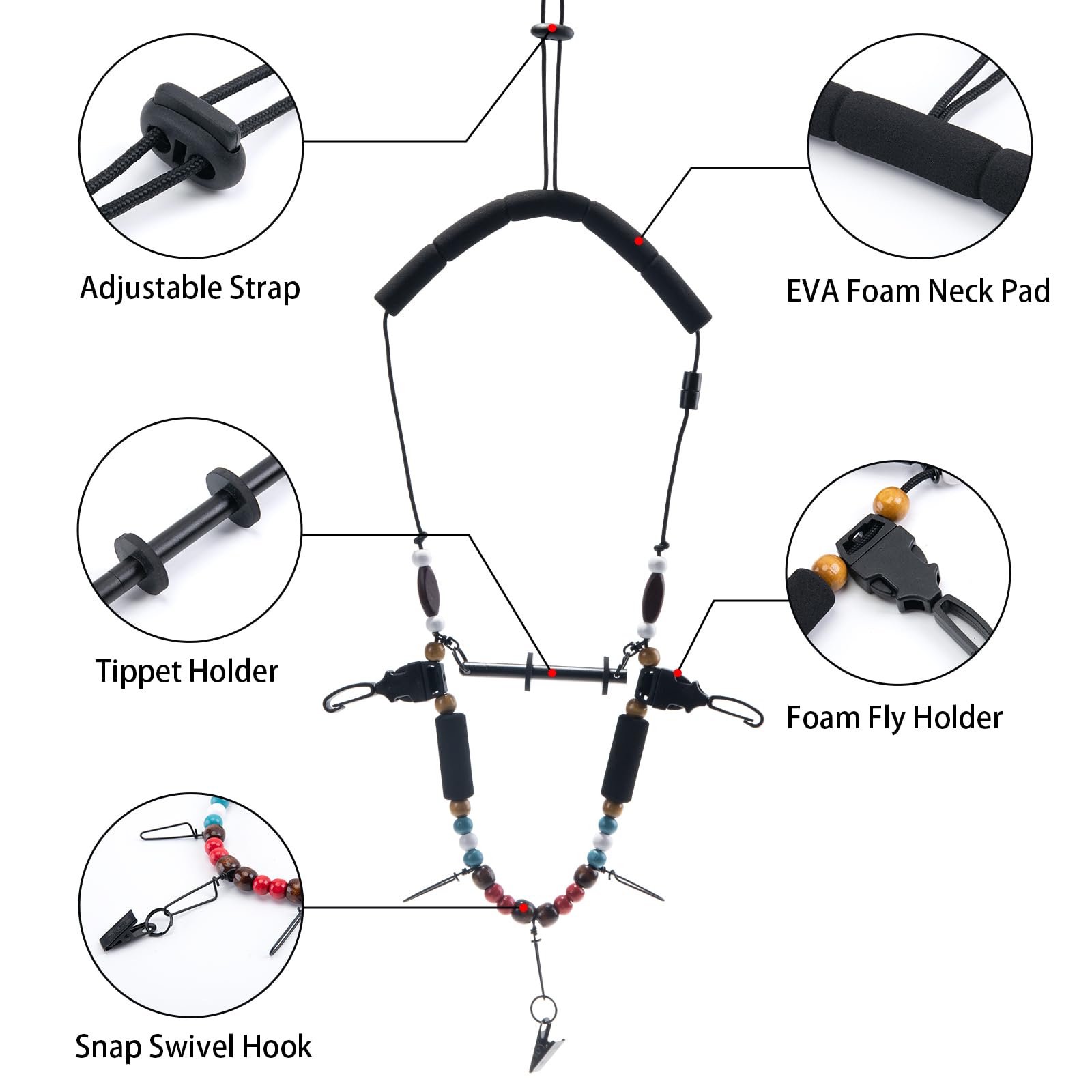 حبل تعليق خفيف الوزن سريع الفك - مراجعة Fishing Belt وسعره