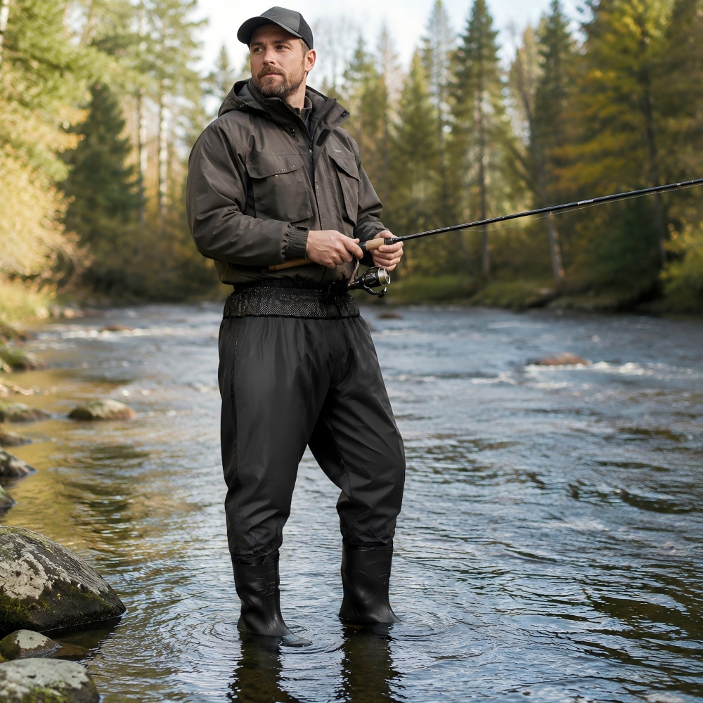 سراويل صيد طويلة للرجال والنسا - مراجعة Fishing Pants Waterproof وسعره